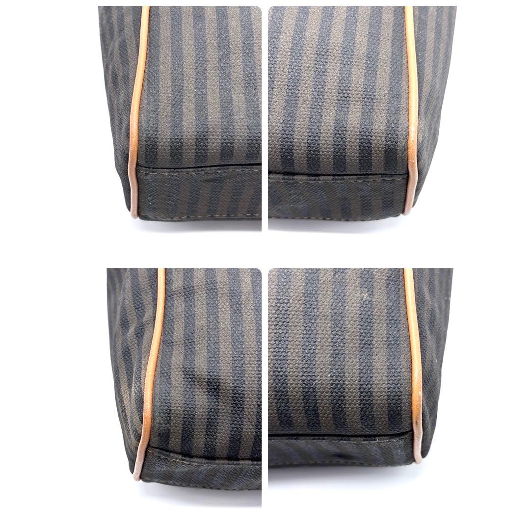 美品　フェンディ　ペカン柄　ハンドバッグ 2way ショルダー　ゴールド金具