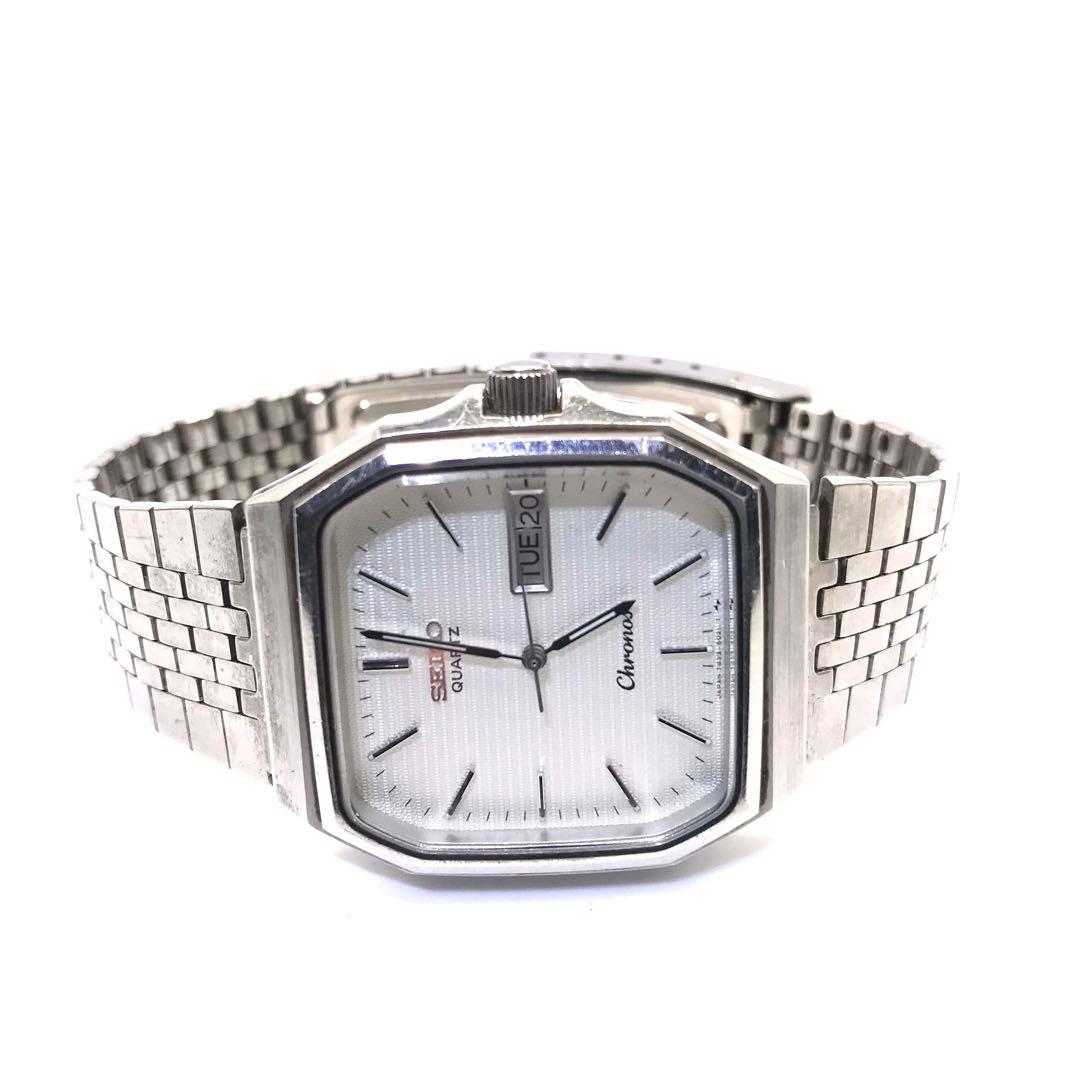SEIKO セイコー　クロノス　オクタゴンケース　腕時計　クォーツ　メンズ　稼働