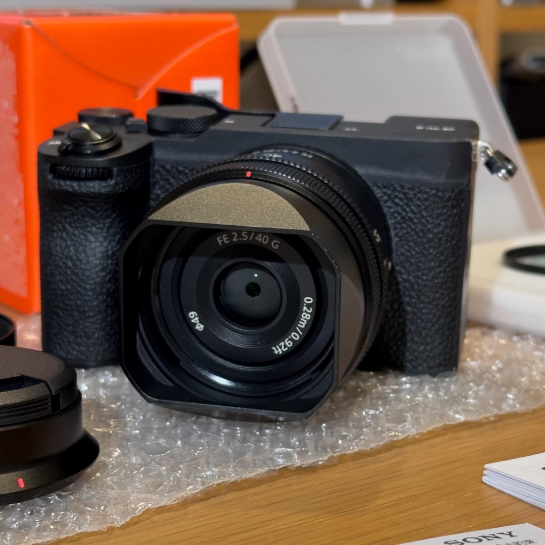 【美品】SONY FE 40mm F2.5 Gレンズフード ブラックミストセット