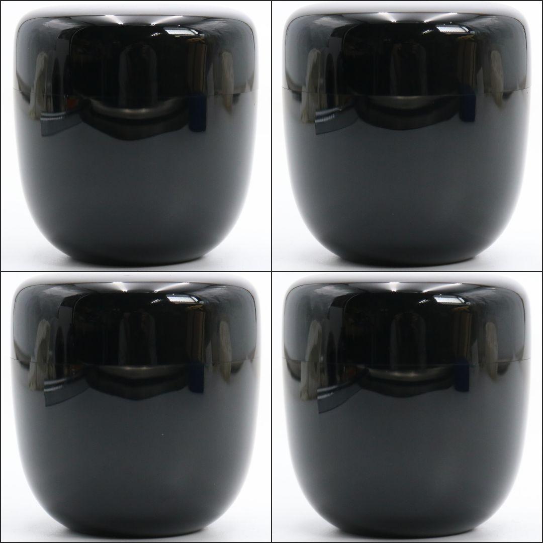 細川司光作 真塗 中棗 茶道具 共箱　C811　N1