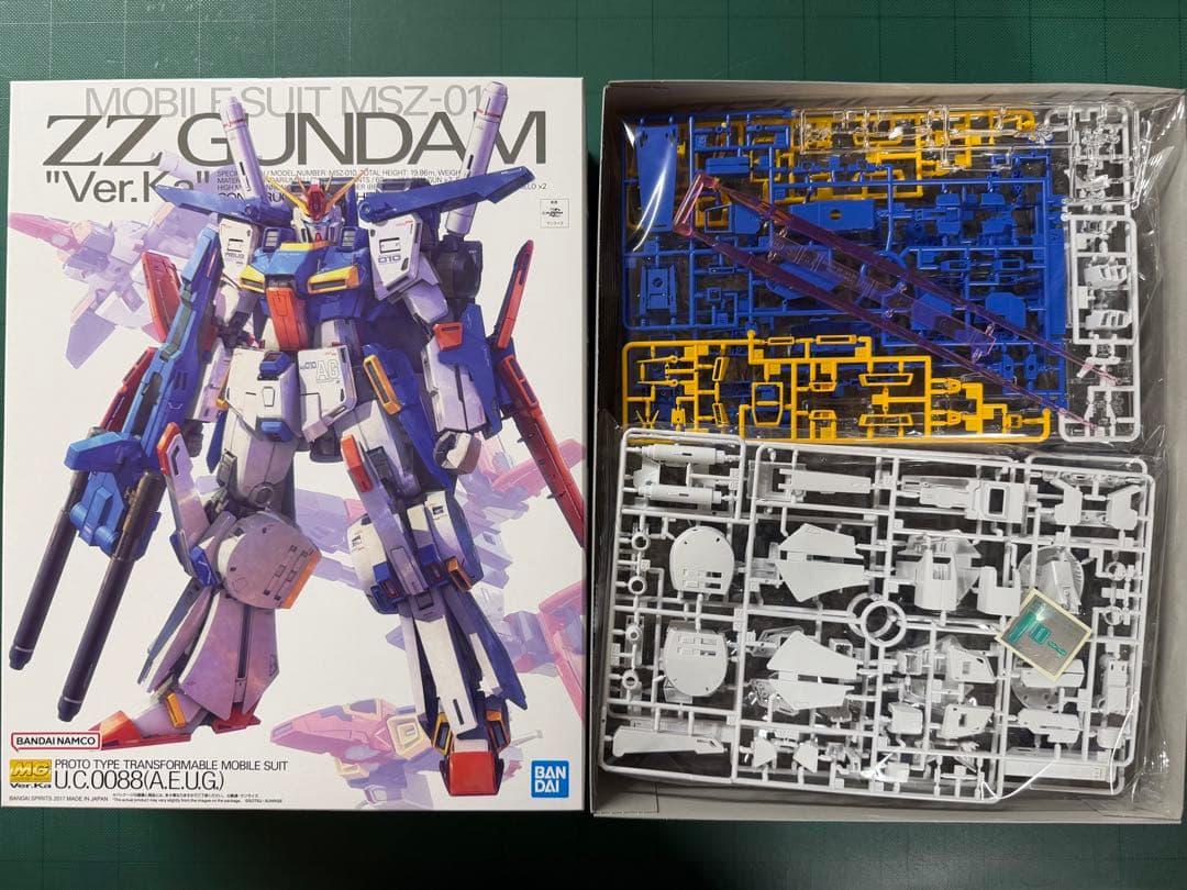 MG ダブルゼータガンダム Ver.Ka (ZZガンダム Ver.Ka)