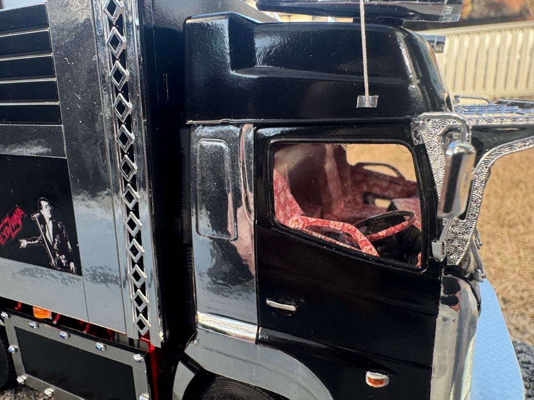 値下げ　アオシマ 1/32 深箱ダンプ改17プロフィア　YAZAWA仕様完成品