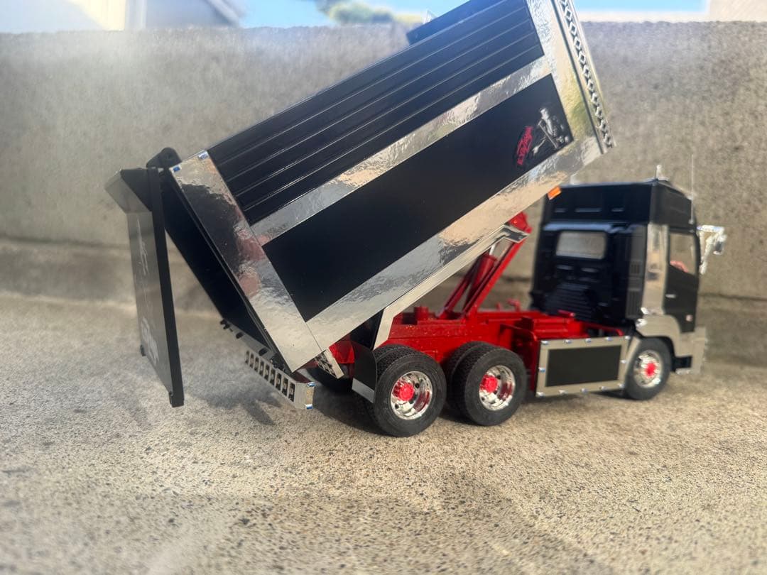 値下げ　アオシマ 1/32 深箱ダンプ改17プロフィア　YAZAWA仕様完成品