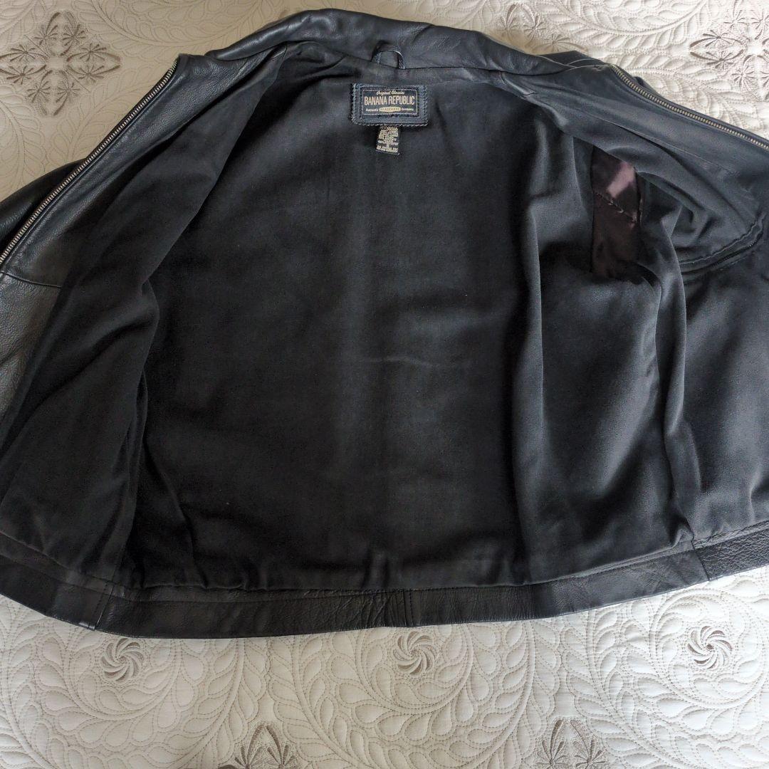 BANANA REPUBLIC ヴィンテージ 短丈 レザージャケット S