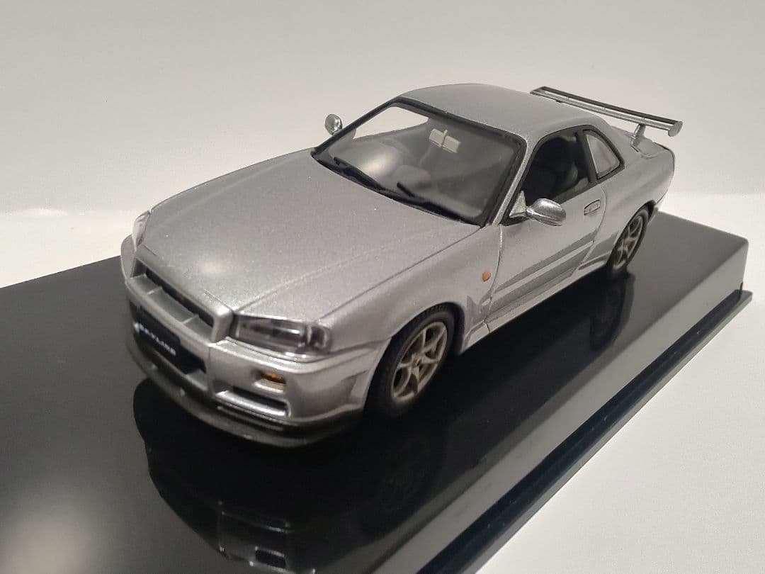 オートアート 1/43 スカイライン R34 GT-R ミニカー 3台セット