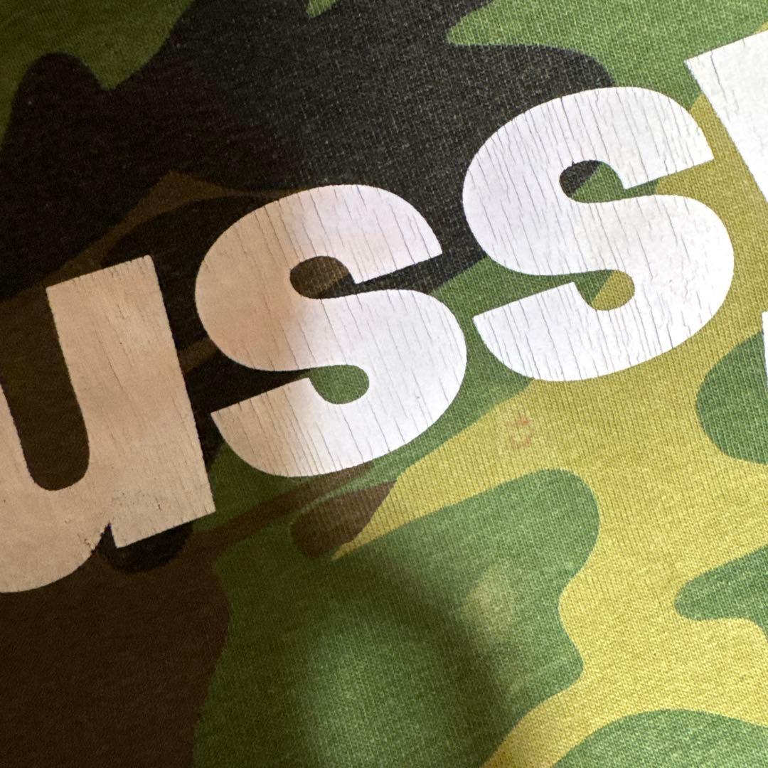 チ*チ様 STUSSY SPORT SCRIPT TEE SIZE-S 迷彩 カ