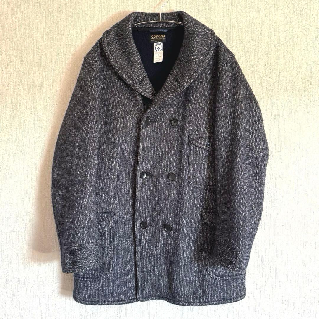 コロナ　4つボタンビーチクロスジャケット　日本製　Lサイズ