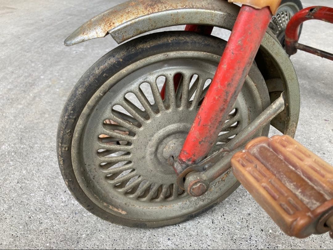 アサヒ 三輪車 レッド ヴィンテージ