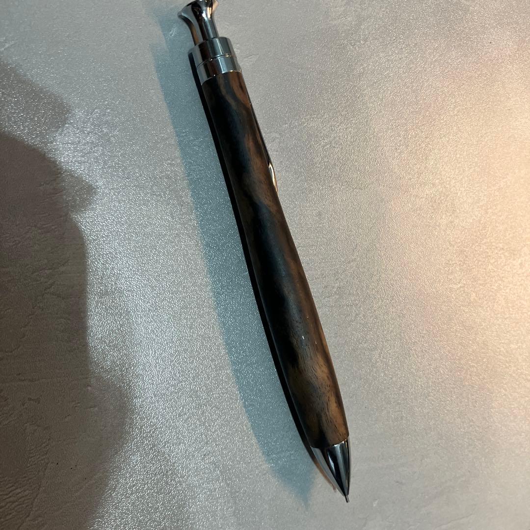 こぶた工房　黒柿孔雀杢　シャープペンシル 0.5ミリ