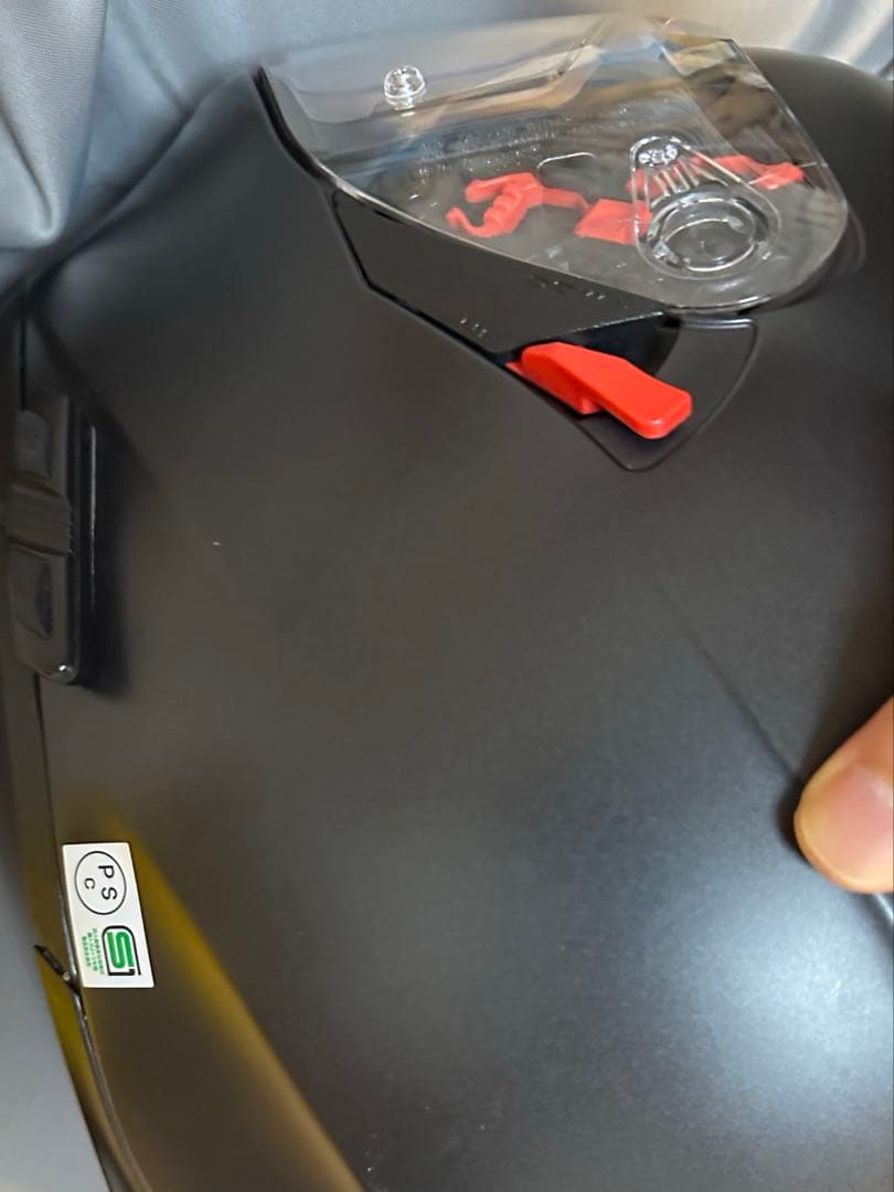 AGV フルフェイスヘルメット Lサイズマットブラックとコミネグローブセット