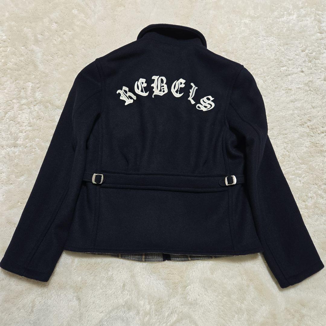 美品 希少 ジェラード ウールスポーツ ジャケット チェーン刺繍 Mサイズ