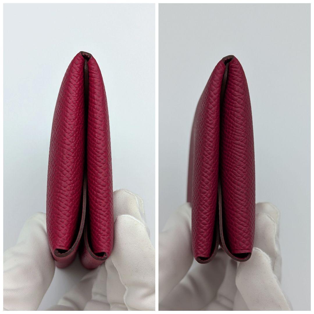 未使用 エルメス カルヴィ デュオ エプソン ルージュグレナ B刻印 箱