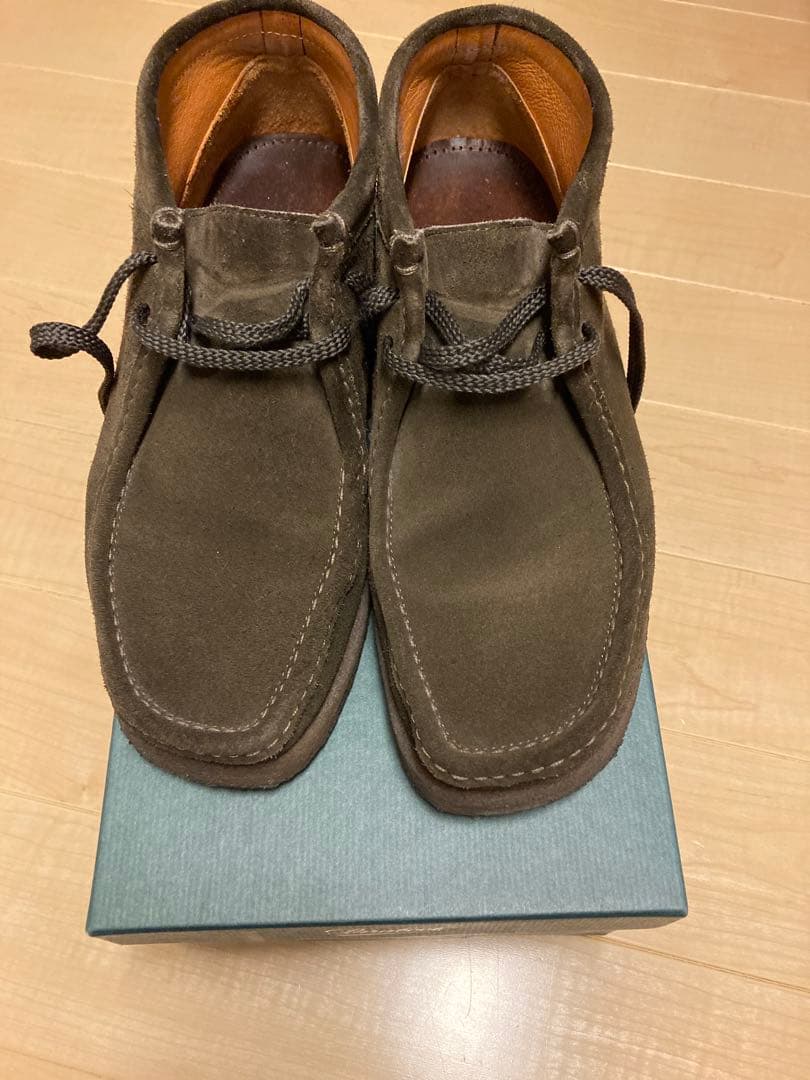 美品 別注品 パドモアアンドバーンズ ワラビーシューズ P404 UK9