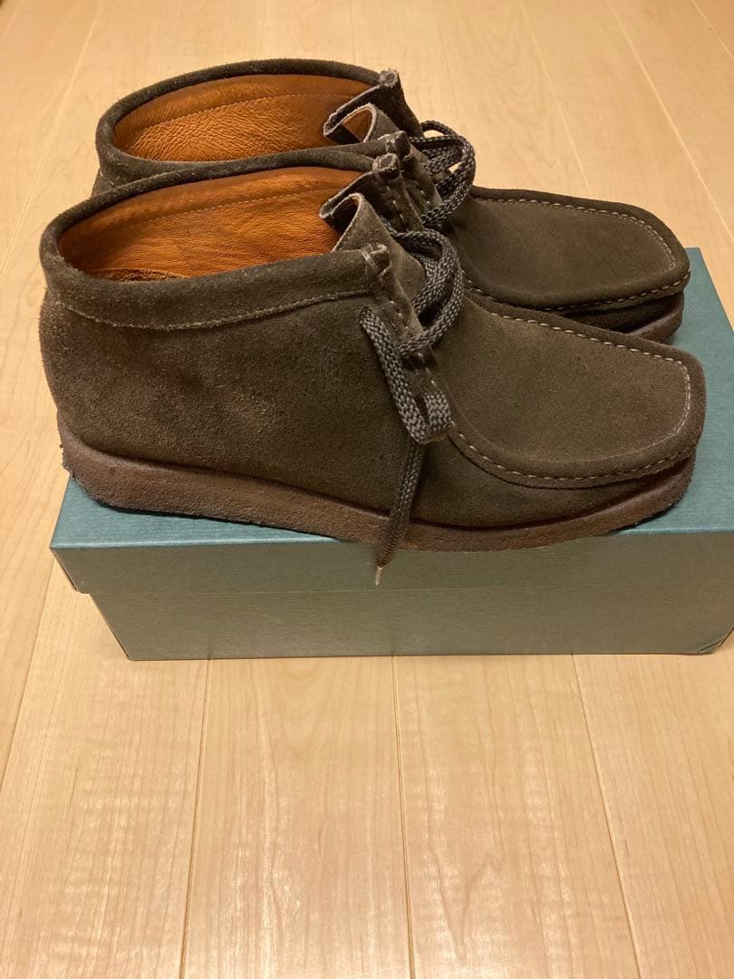 美品 別注品 パドモアアンドバーンズ ワラビーシューズ P404 UK9