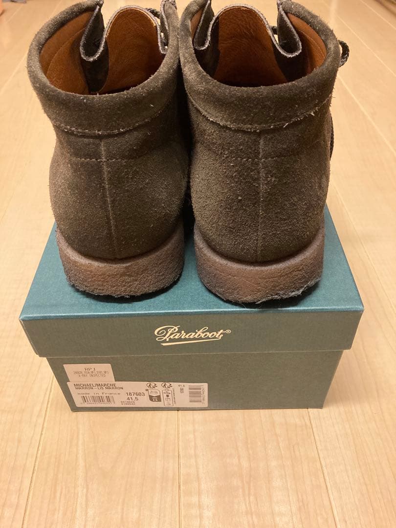 美品 別注品 パドモアアンドバーンズ ワラビーシューズ P404 UK9