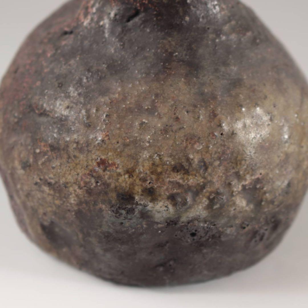 信楽 徳利 大正3年生まれ 小川仁斎 古道具 アンティーク 信楽焼 花入