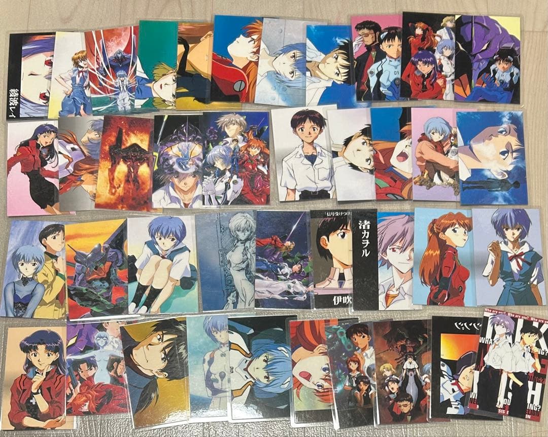 エヴァンゲリオン ブロマイド ラミネートカード クリアカード 碇シンジ