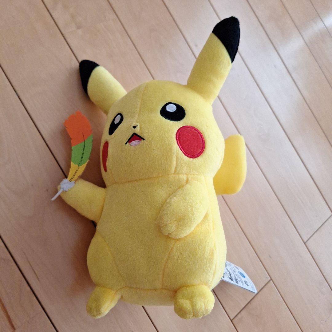 ポケモンピカチュウ ぬいぐるみ 約30cm 羽根付き