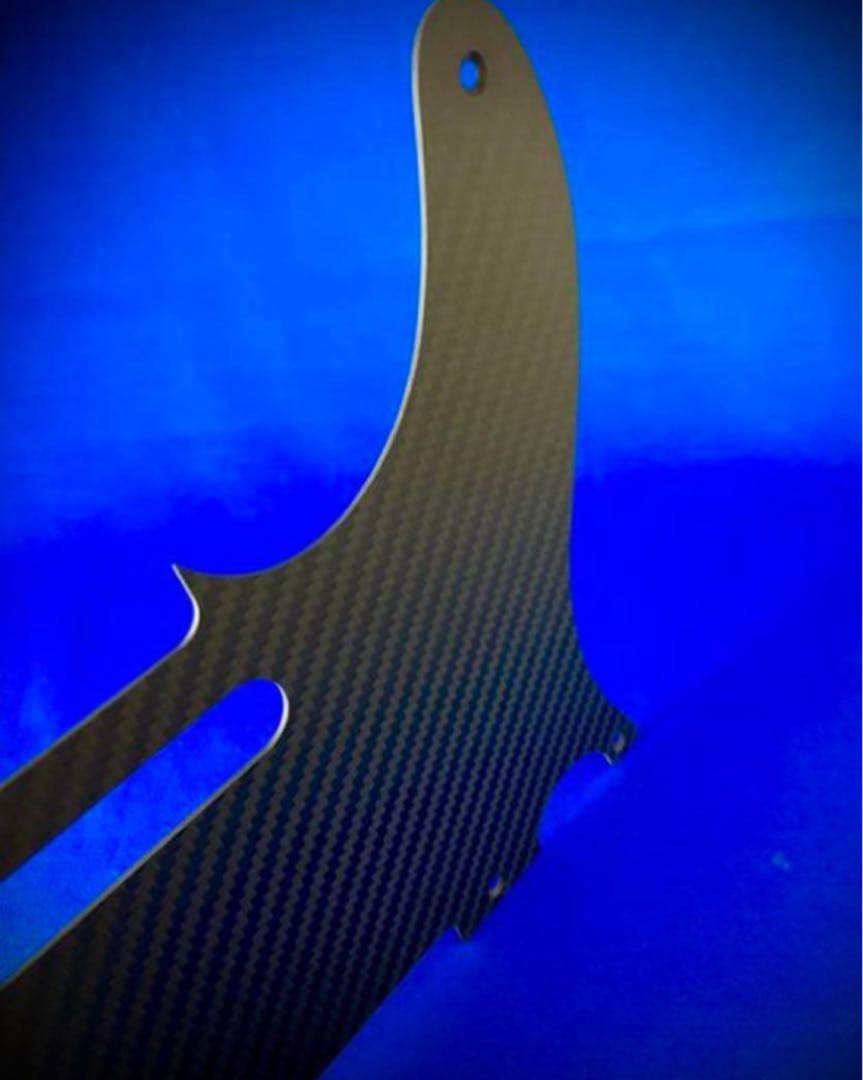 カーボン　テレキャス　ピックガード　エスクワイヤー用　esquir 蕨山製