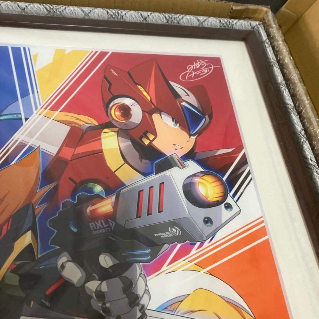 ロックマンX 25周年記念　額装グラフィックアート　受注生産品　イーカプコン