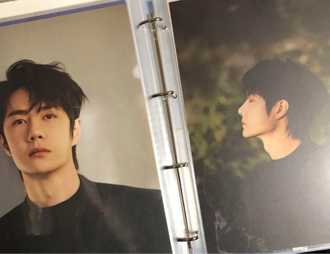 特価　王一博 カードバインダー＋カード入　リフィル50枚分付 アルバム　写真集