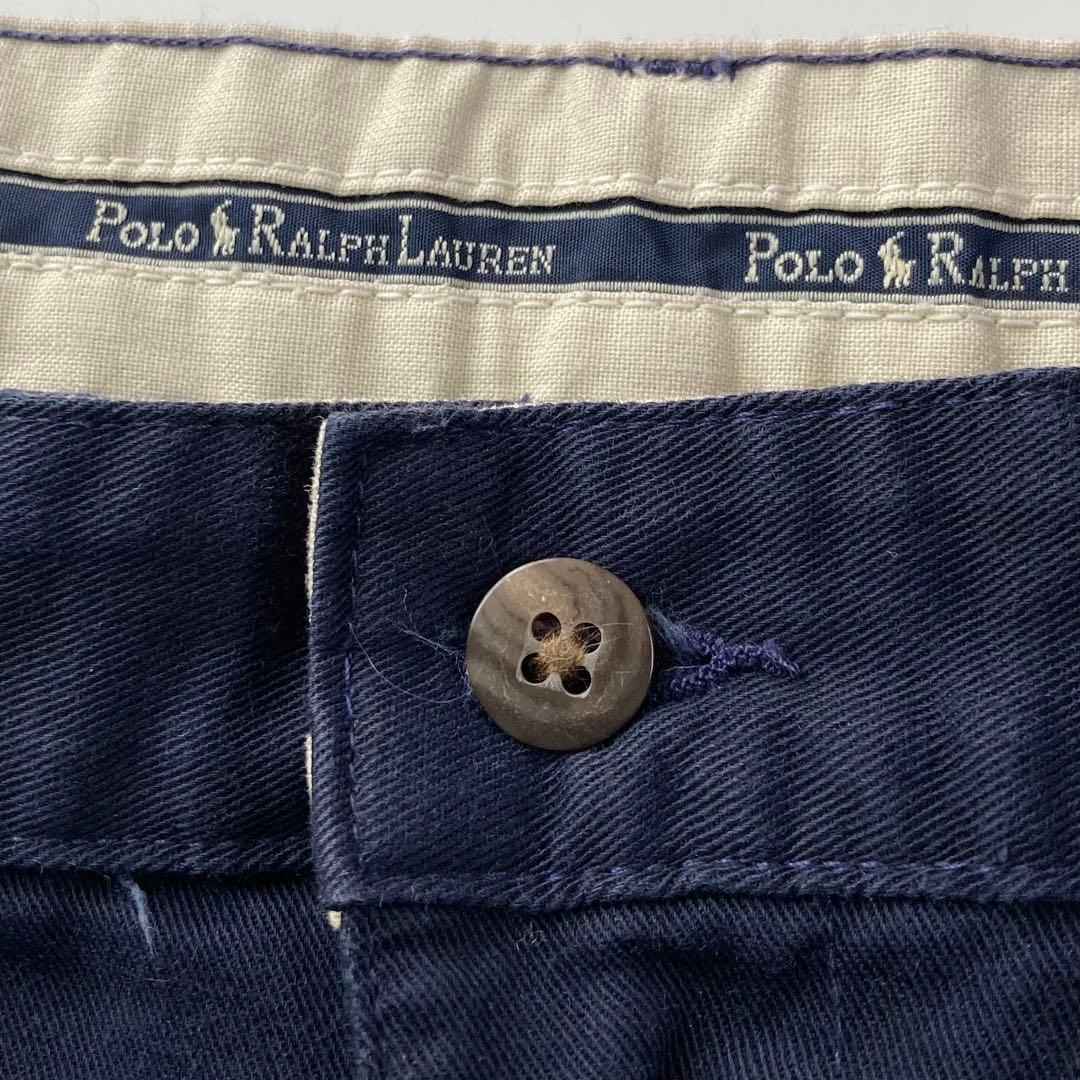 【USA製】ポロチノ アンドリューパンツ ラルフローレン ネイビー 36×30