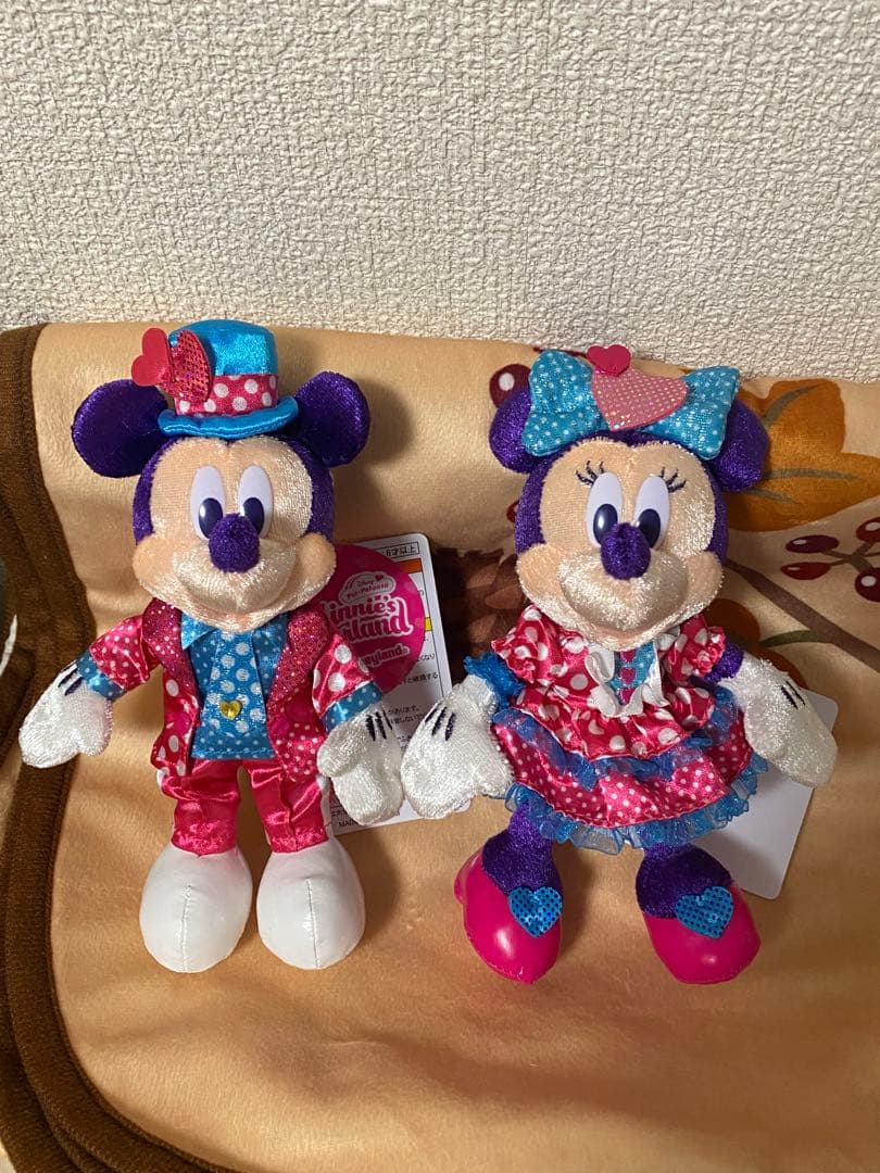 パルパルーザ　ミニーのファンダーランド　ぬいぐるみバッジ　ミッキー・ミニー