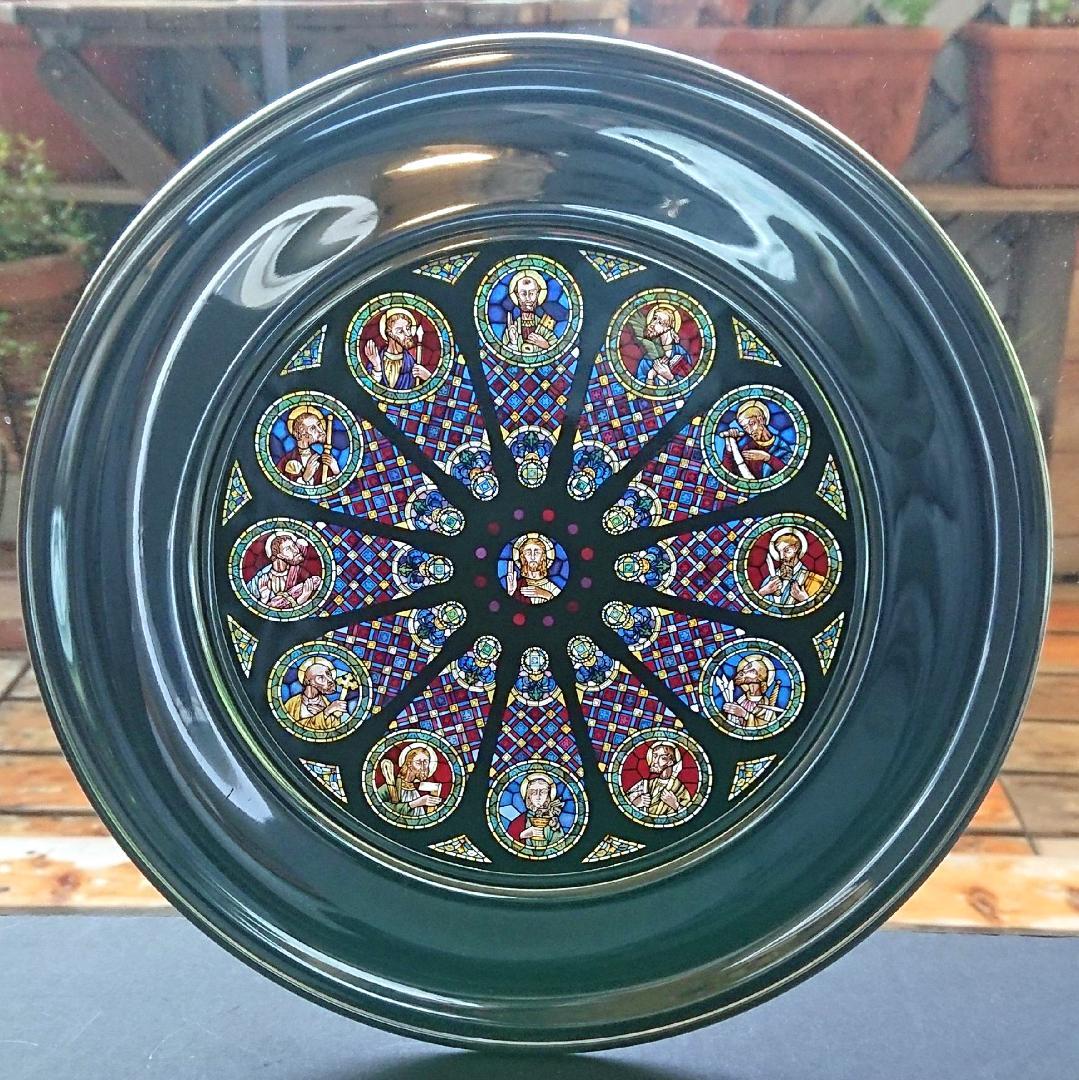 リスボン大聖堂 ステンドグラス バラ窓 グラスマスターズ社 ローズ・ウィンドウ