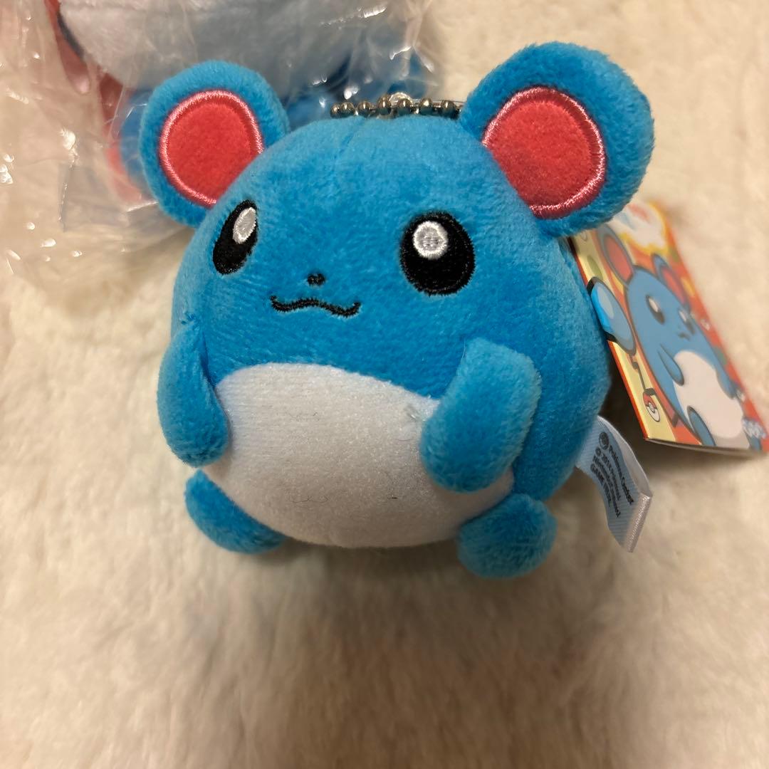 ポケモンセンター　マリル　マスコット　ぬいぐるみ　マリルリ　おしり