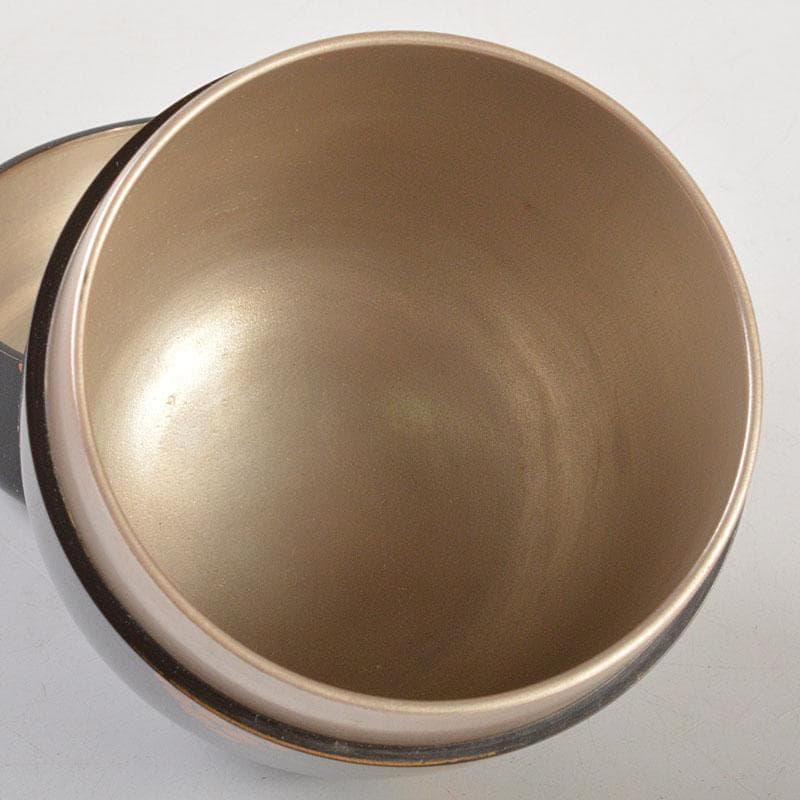 茶道具　塗師　比古田外記　蒔絵師　田中勝月　中棗　共箱　V　6787