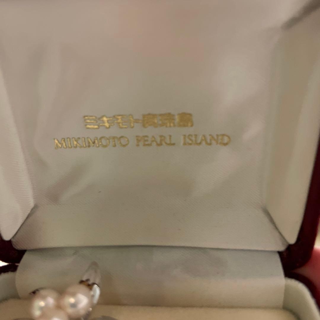 Mikimoto 真珠 花モチーフ ブローチ