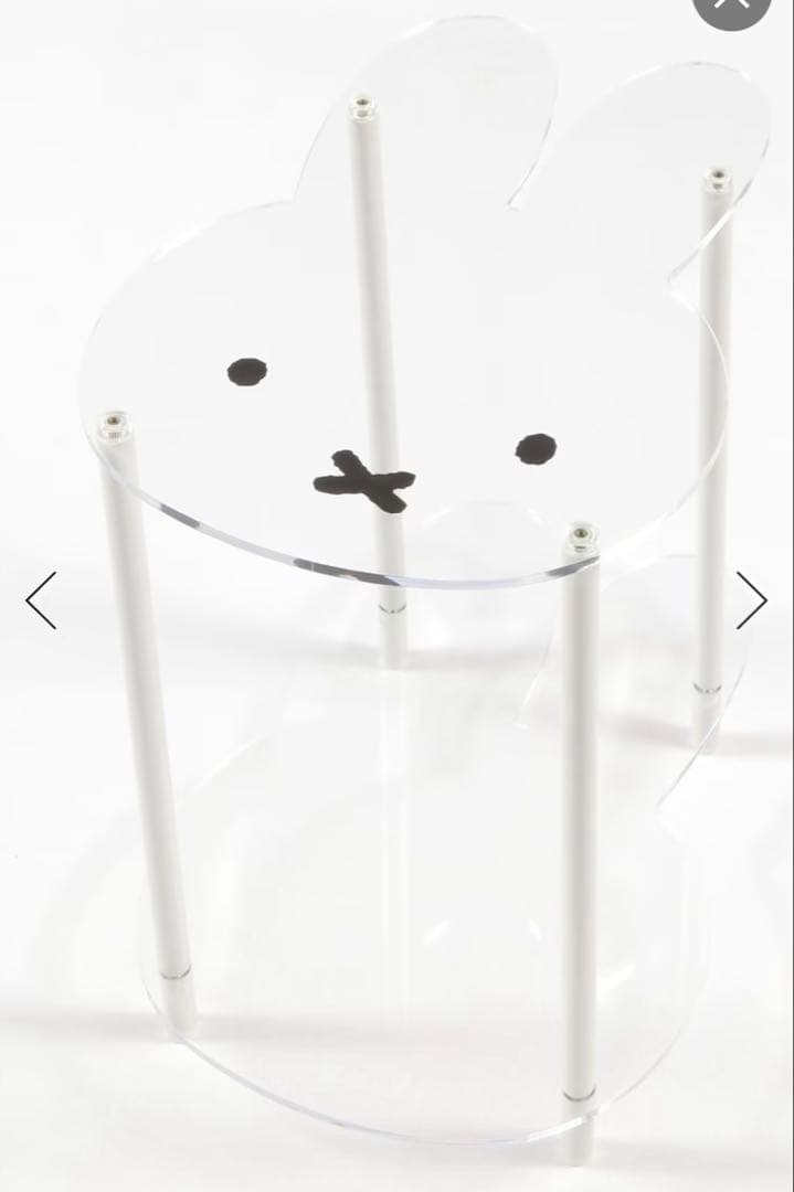 studio CLIP ミッフィーアクリルサイドテーブル