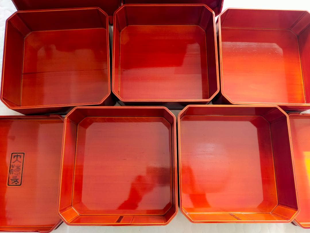 飛騨春慶塗 大徳寺重　大徳寺弁当 5客　茶事　点心