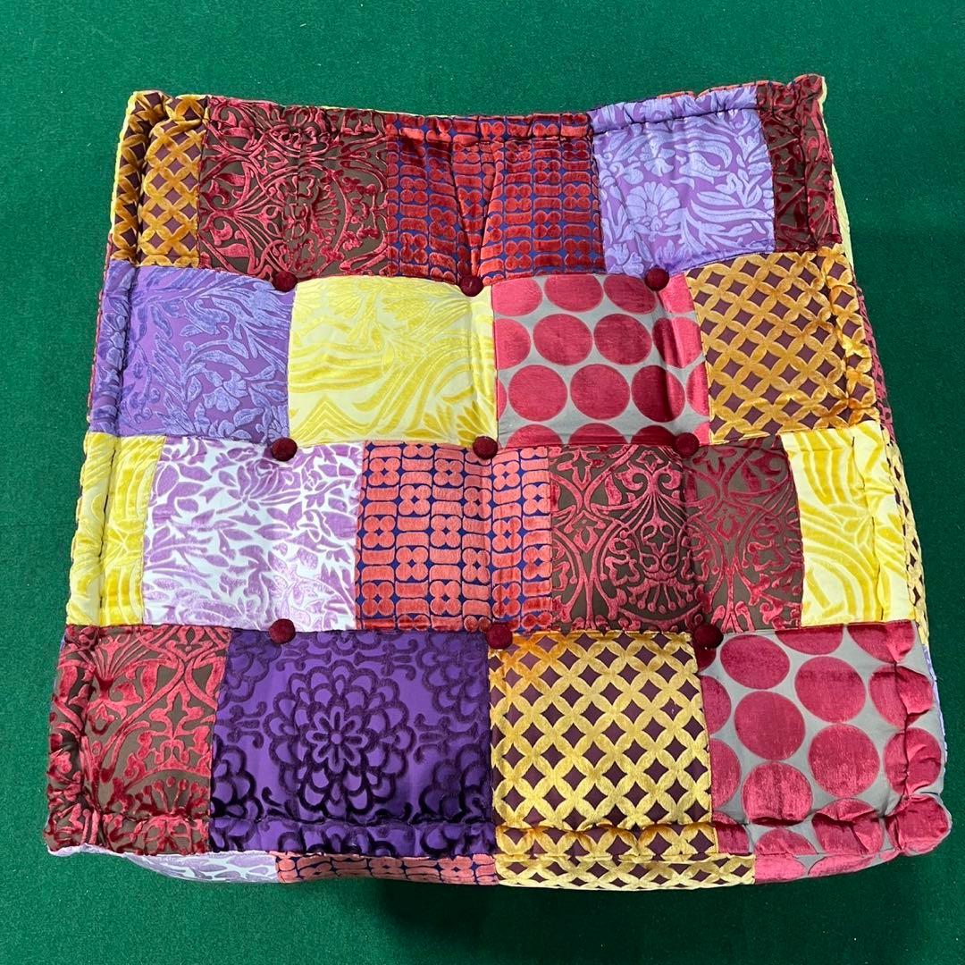 a.depeche ローテーブル オットマン パッチワーク I029