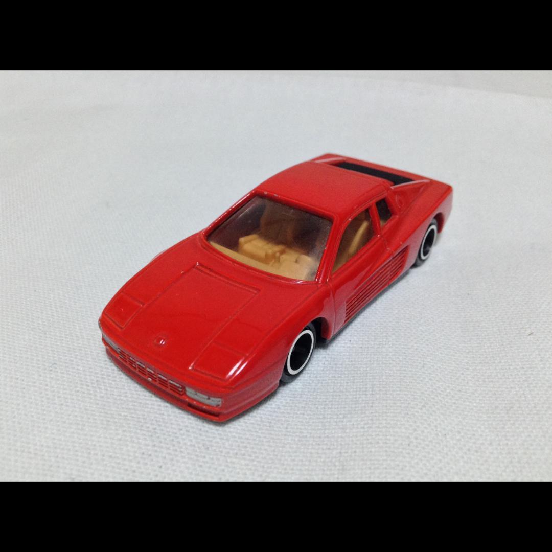 【トミカ】フェラーリ テスタロッサ 1988年製【廃番ビンテージミニカー】