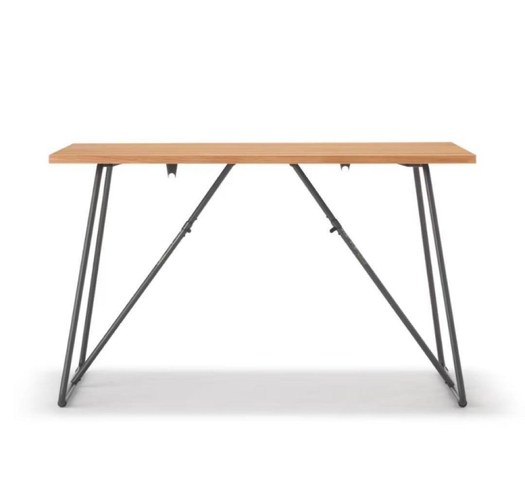 無印良品 折りたたみテーブル 幅120cm オーク材