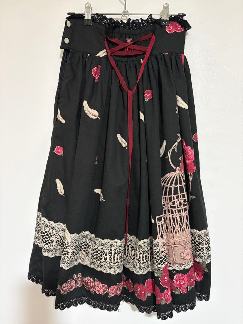 ALICE and the PIRATES EDEN柄スカート ボンネット