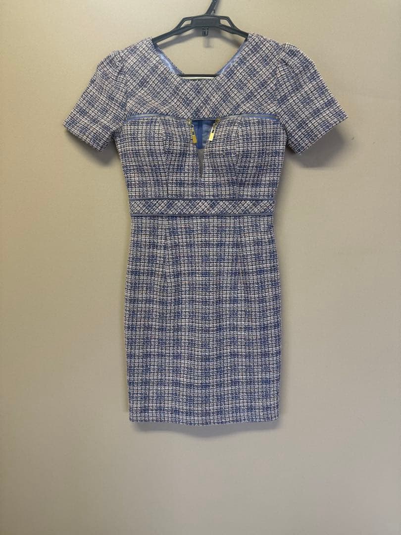 値*！様 【Glossy/グロッシー】ツイードニット/フロントジッパー/キャバド