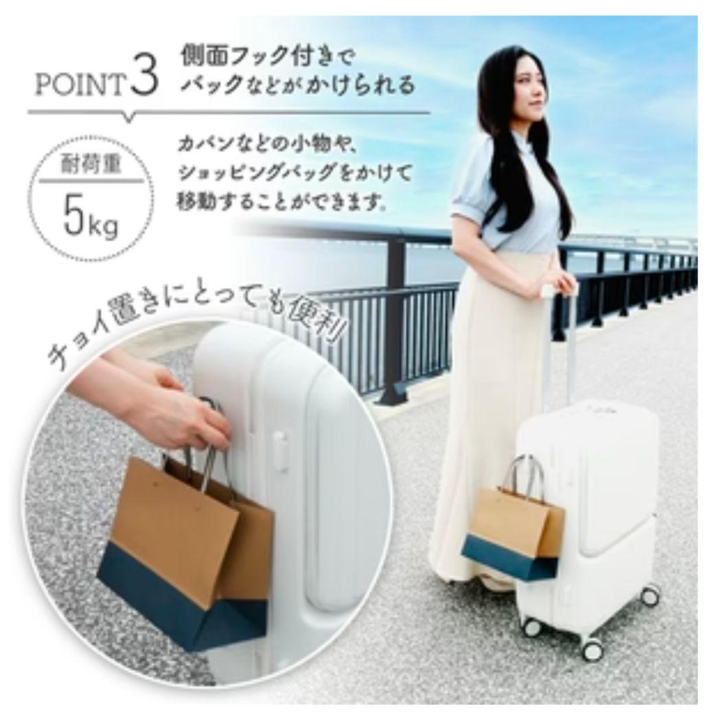 【新品・未使用品】スーツケース 　キャリーケース Mサイズ　ブラック　★★大人気