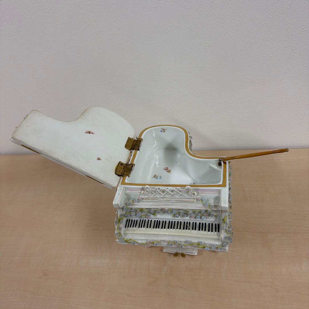 ミニチュアグランドピアノ型収納ボックス