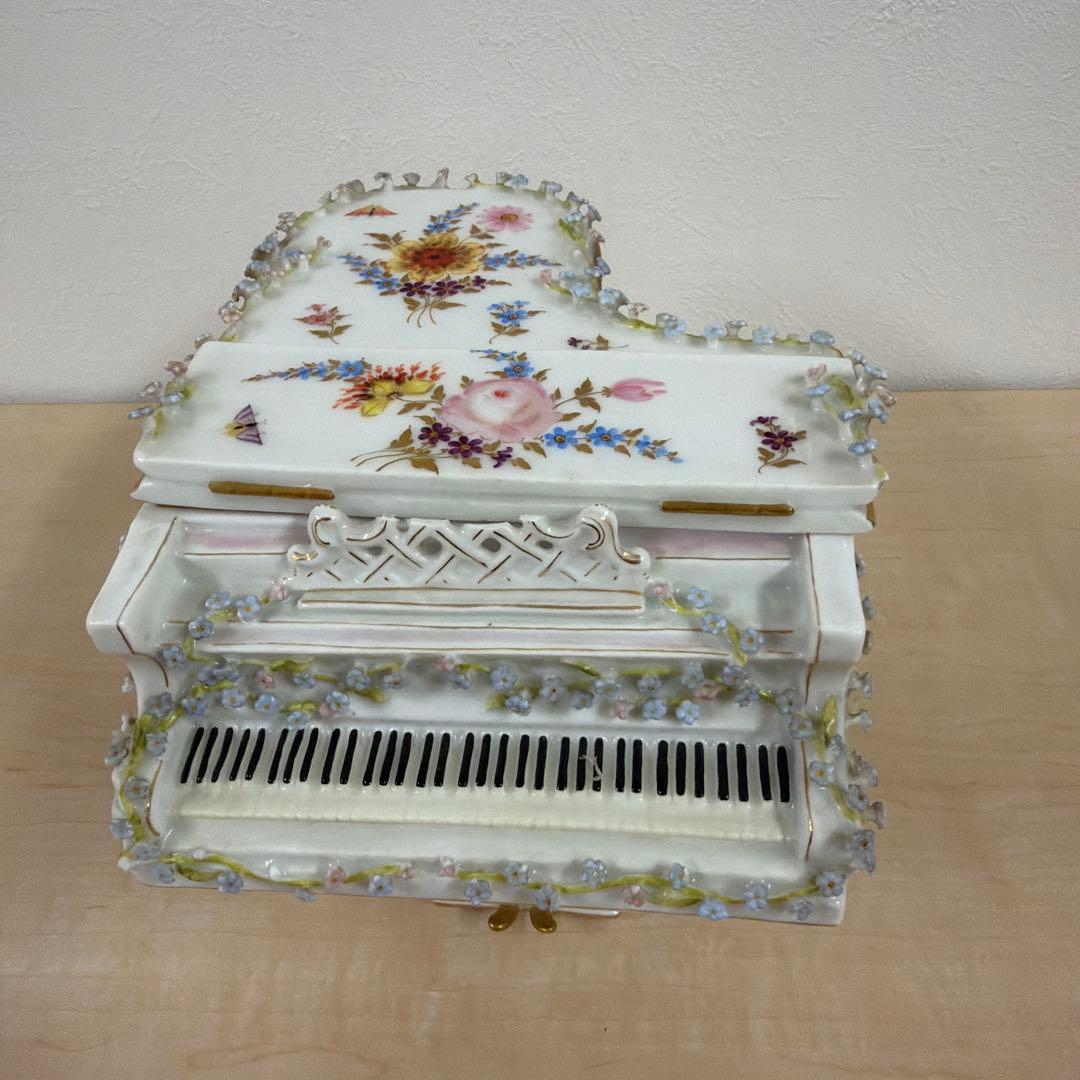 ミニチュアグランドピアノ型収納ボックス