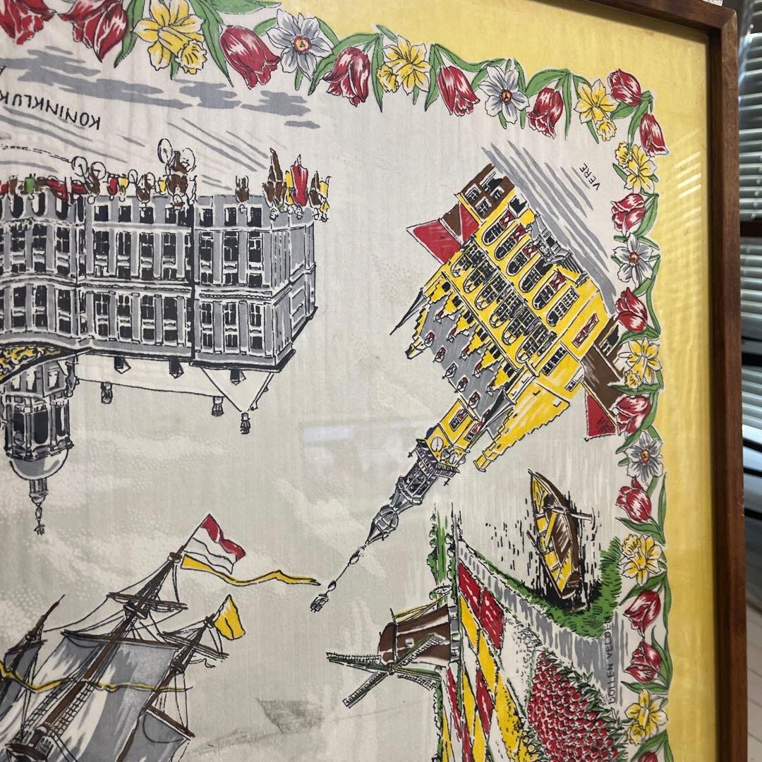 vintage バンダナ　額付き　ヴィンテージ　希少　インテリア　リーバイス