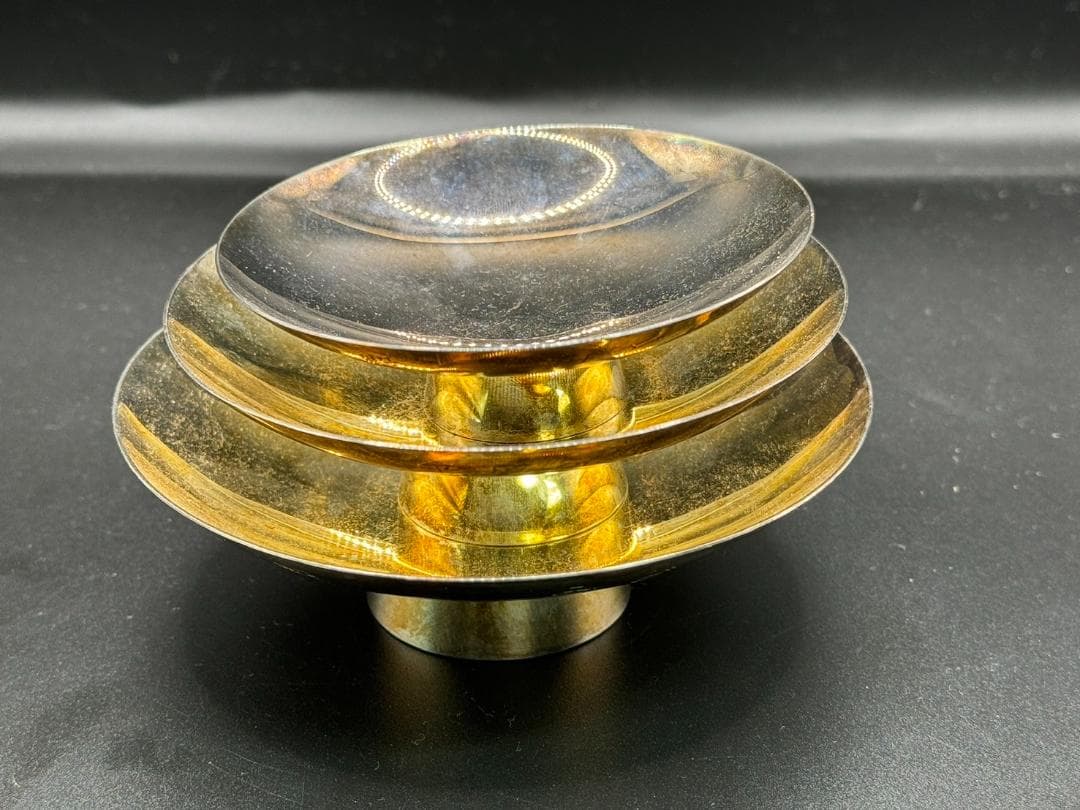 みどり化学　記念品　銀杯　3個セット　295g