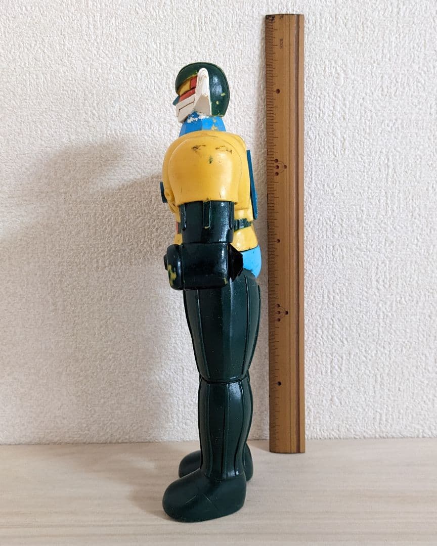 ゅ*ず様 【ジャンク】旧タカラ 鋼鉄ジーグ ひみつ武器付 当時物 ソフビ ダイナ
