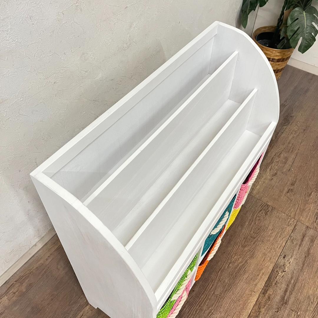 こう　ブックラック　マガジンラック　本棚　収納　チェスト