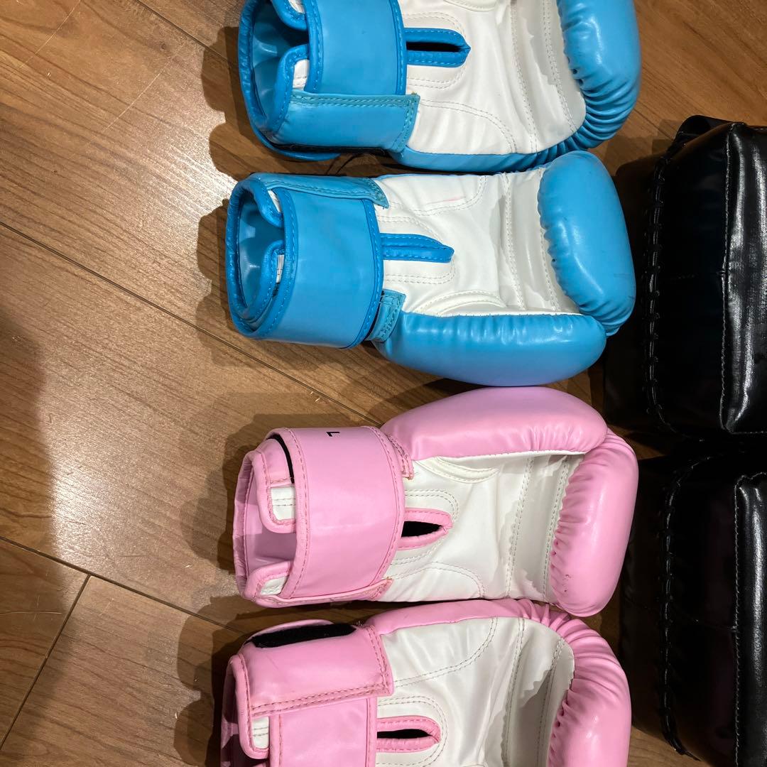 ⭐︎専用⭐︎WINDY ボクシンググローブ Lサイズ 青 ピンク 2セット　キッズ