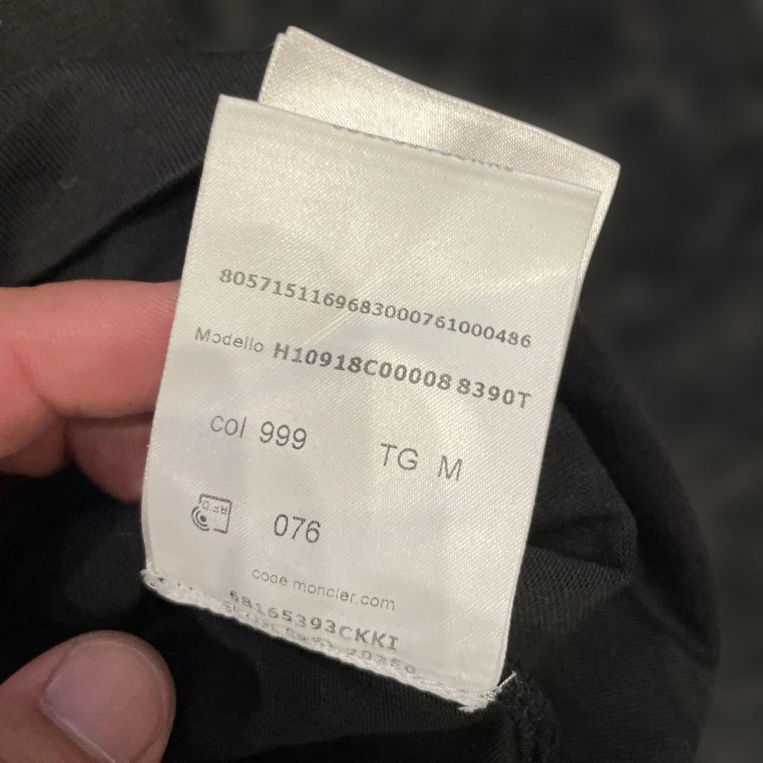 ニック 　MONCLER ブラック Tシャツ グラフィック