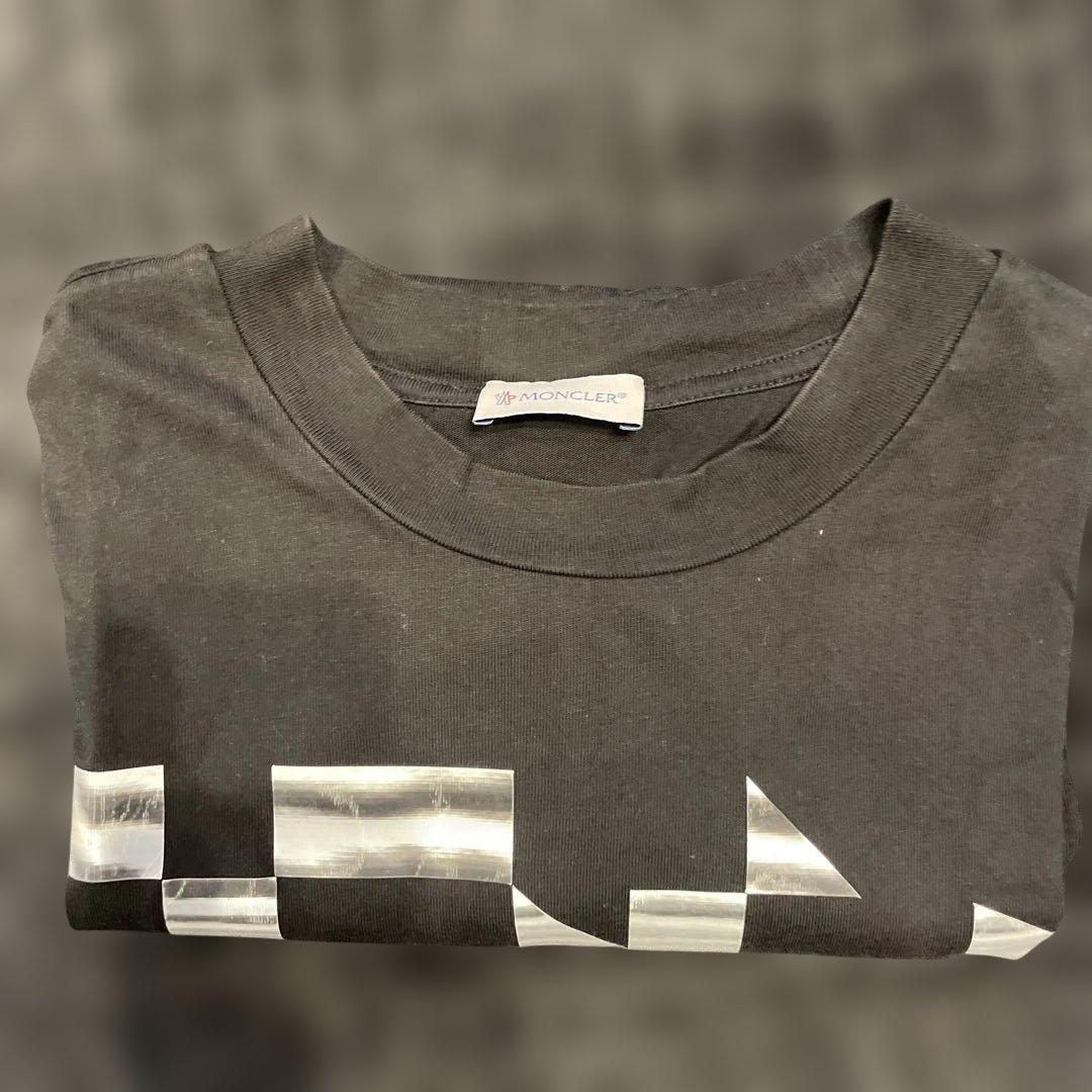 ニック 　MONCLER ブラック Tシャツ グラフィック