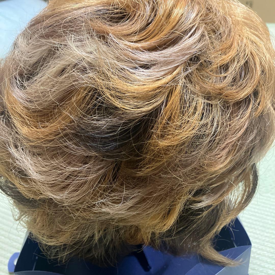 クリップ付き ウィッグ ブラウン系 タグあり 中古