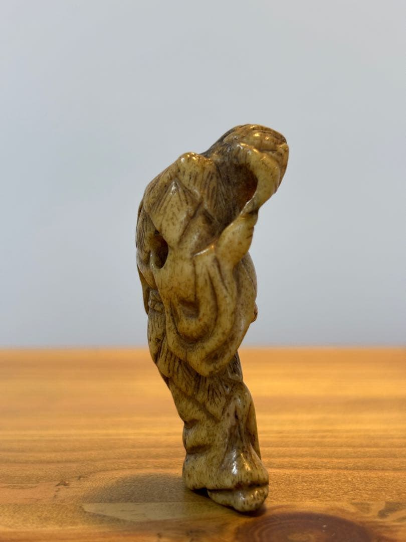 【希少】江戸時代〜明治時代　根付 仙人　アンティーク　印籠